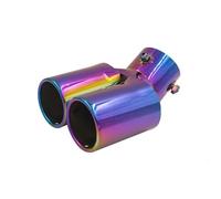 RORVECQ Per Toyota Per RAV4 Per Corolla 63mm Terminale Di Scarico In Acciaio Inox Per Modifiche Auto Adatto(Multicolore)