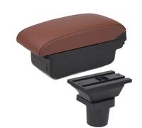 RORVECQ Per Toyota Per RAV4 Portabracciolo Auto Parti Interne Scatola Di Archiviazione(A6 marrone Senza USB)