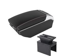 RORVECQ Per Universale Scatola Bracciolo Per Modello Universale Bracciolo Accessori Auto Scatola Ricambio Pezzi Retrofit(Black red 7 USB)