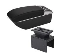 RORVECQ Per Universale Vanetto Bracciolo Centrale Per Modello Universale Ripostiglio Auto Accessori Auto Pezzo Retrofit(Black black No USB)