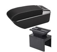 RORVECQ Per Universale Vanetto Bracciolo Centrale Per Modello Universale Ripostiglio Auto Accessori Auto Pezzo Retrofit(Black white No USB)