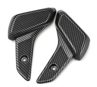 RORVECQ Per Vespa Per Sprint Per Primavera 50 125 150 Scooter Poggiapiedi Posteriore Passeggero Piastrina Plastica Copripedali Accessori(Carbonio)