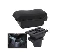RORVECQ Per VW UP Scatola Bracciolo Per S&koda Per Citigo Per Seat Mii Console Bracciolo Auto Scatola Di Archiviazione Accessori Auto Retrofit(Linea nera A2 Nessuna USB)