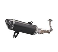 RORVECQ Per Y&amaha Per X-MAX250 Per X-MAX 300 Per X-MAX300 250 Marmitta Di Scarico Per Moto Slip-On Tubo Anteriore Da Motocross In Acciaio Inox(Style H)