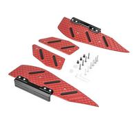 RORVECQ Per Y&amaha Per XMAX300 xmax300 2017-2025 Poggiapiedi Pedale del piede Pedana Piastra del piede Accessori Moto(ROSSO)