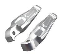 RORVECQ Per Y&amaha TMAX530 TMAX560 TMAX530 DX SX Poggiapiedi Motocicletta Poggiapiedi Passeggero Posteriore Supporti Pedali Posteriori Accessori(Argento)
