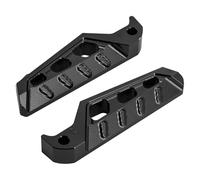 RORVECQ Per Zontes G1 125 ZT125 G1 ZT125U ZT 125 U ZT 310X ZT310R Accessori moto Pedale posteriore Poggiapiedi passeggero Peg(NERO)