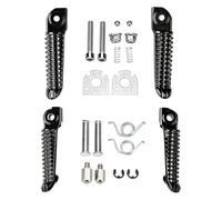 RORVECQ Poggiapiedi Anteriore Posteriore Motociclette Autostrada Corsa Kit Appoggiapiedi Per Y&amaha Per YZF R1 1998-2019 Per YZF R6 2003-2020 Accessori