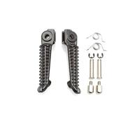 RORVECQ Poggiapiedi Anteriore Posteriore Per Y&amaha R1 R6 FZ6 XJ6 FZ8 FZ1 Accessori Pedalina Moto(NERO,Davanti)