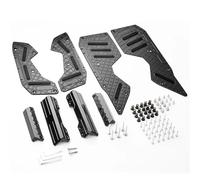 RORVECQ Poggiapiedi Pedale Pedana Piastra Piedi Accessori Moto Per Y&amaha NMAX155 Nmax155 Nmax155 2020-2024(NERO)