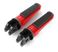 RORVECQ Poggiapiedi Posteriori/Anteriori per Moto Per Y&amaha MT-07 MT07 MT-09 MT09 XSR700 XSR900 FZ6 XSR 700 900(ROSSO,Davanti)