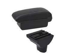 RORVECQ Portabracciolo Vanetto Centrale Vanetto Interni Parti Retrofit Dedicate Accessori Auto Per Hyundai I20(A1 white NO USB)