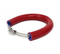 RORVECQ Protezione Universale In Silicone Per Tubo Di Scarico Per Moto Per Motocross Anti-calore Per Marmitta Anti-calore(ROSSO)