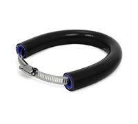 RORVECQ Protezione Universale In Silicone Per Tubo Di Scarico Per Moto Per Motocross Anti-calore Per Marmitta Anti-calore(NERO)