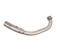 RORVECQ Raccordo Anteriore Da 51 Mm In Acciaio Inox E Lega Di Titanio Collettore Di Scarico Per Moto Per Y&amaha XMAX300 XMAX 300 2017-2024(Lega di titanio A)