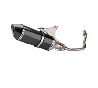RORVECQ Scarico Completo Per Moto Con Raccordo Anteriore Per Vespa Per Sprint 150 125 3V Per Primavera 150ie 125ie 2017 2018 2019 2020(Style E)
