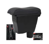RORVECQ Scatola Bracciolo Auto Ricambi Retrofit Scatola Di Archiviazione Interni Per Mercedes Per Smart 453 Per Fortwo Per Forfour 2015-2019(A 4 leather 3usb)