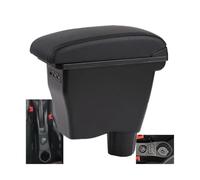 RORVECQ Scatola Bracciolo Auto Ricambi Retrofit Scatola Di Archiviazione Interni Per Mercedes Per Smart 453 Per Fortwo Per Forfour 2015-2019(A 1 leather 3usb)