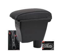 RORVECQ Scatola Bracciolo Auto Ricambi Retrofit Scatola Di Archiviazione Interni Per Mercedes Per Smart 453 Per Fortwo Per Forfour 2015-2019(A 3 leather 3usb)