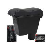 RORVECQ Scatola Bracciolo Auto Ricambi Retrofit Scatola Di Archiviazione Interni Per Mercedes Per Smart 453 Per Fortwo Per Forfour 2015-2019(A 5 leather 3usb)