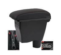 RORVECQ Scatola Bracciolo Auto Ricambi Retrofit Scatola Di Archiviazione Interni Per Mercedes Per Smart 453 Per Fortwo Per Forfour 2015-2019(A 2 leather 3usb)