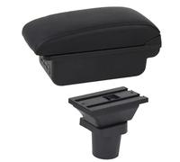 RORVECQ Scatola Bracciolo Per Toyota Per Yaris 3 Hybrid Per Yaris Per Vitz Scatola Bracciolo Auto Modifica Interna Ricarica USB Accessori Auto(E1 Linea Nera)