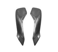 RORVECQ Set copricarenatura anteriore superiore faro frontale moto ABS Verniciato Adatto Per Yamaha MT07 MT-07 FZ-07 2021-2024(Effetto carbonio)