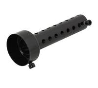 RORVECQ Silenziatore Di Scarico Per Moto DB Killer Silenziatore Iron Eliminator Suono Regolabile Universale Inserto Deflettore 35 Mm/42 Mm/48 Mm/60 Mm(48MM-black)