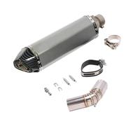 RORVECQ Silenziatore Di Scarico Per Moto Per SUZUKI Per V-STROM 1000 1050 DL1050 DL 1000 2014-2020 2021 Raccordo Centrale DB Killer(Style D)