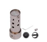 RORVECQ Silenziatore Di Scarico Universale Per Moto Da 20 Mm 30 Mm 51 Mm E 60 Mm Con DB Killer Rimovibile Inseribile Nel Silenziatore(30mm)