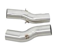 RORVECQ Silenziatore Escape Modify Con Doppio Raccordo Centrale Terminale Di Scarico Slip On Per Suzuki Per Hayabusa GSXR1300 GSXR 1300 2021 2022 2023(Stile A)