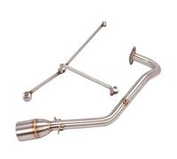RORVECQ Sistema Di Scarico Per Moto Escape Modify Raccordo Per Tubo Di Collegamento Anteriore Silenziatore 51 Mm Per Sym Per CRUISYM 150 125 Per CRUISYM150