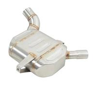 RORVECQ Sistema Di Scarico Per Moto Modificato Marmitta Centrale Tubo Di Collegamento In Acciaio Inox Slip On Per Benelli 502 502C Accessori Di Modifica