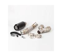 RORVECQ Sistema Di Scarico Per Moto Tubo Di Collegamento E Marmitta Di Scarico Per B&MW S1000RR S1000rr 2010 2011 2012 2013 2014 2015 2016(Stile A)