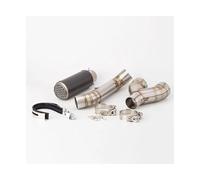 RORVECQ Sistema Di Scarico Per Moto Tubo Di Collegamento E Marmitta Di Scarico Per B&MW S1000RR S1000rr 2010 2011 2012 2013 2014 2015 2016(Style i)