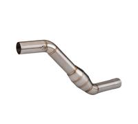 RORVECQ Slip-On Per CFMOTO NK400 NK650 NK 650 Sistema Di Scarico Per Moto Terminale Di Scarico Modificato Raccordo Centrale A Gomito Da 51 Mm(Stile B)