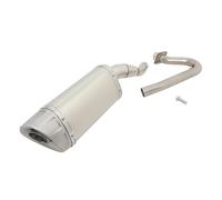 RORVECQ Slip-On Per Italjet Per Dragster 200 125 Terminale Di Scarico Anteriore Silenziatore Accessori Modificati Per Motocross Espace(Stile A)