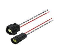 RORVECQ Spina Maschio Femmina Per Connettore Auto | Terminale Di Cablaggio Elettrico Impermeabile Automatico AMP 1/2/3/4/6/8/10/12/16 Pin IP67(2 Pin)