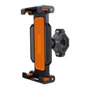 RORVECQ Supporto Telefono Bici Impermeabile Custodia Universale Moto Scooter Manubrio Clip Supporto Cellulare(Arancia)