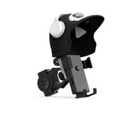 RORVECQ Supporto Telefono Bici Moto Regolabile Con Parabrezza Parasole Impermeabile Ombrello(NERO,Maniglia)