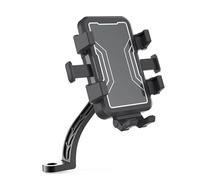 RORVECQ Supporto Telefono Moto E Bici Universale 360° Rotazione Antishock Per Ciclismo Scooter Sistema Di Blocco In Un Secondo(Rearview mirror)