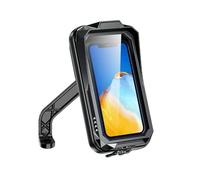 RORVECQ Supporto Telefono Moto Impermeabile Manubrio Bici Universale Navigazione Con Parasole Per Cellulari 4-6.7 Pollici(Rearview mirror)