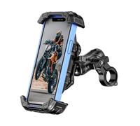 RORVECQ Supporto Telefono Per Attacco Forcella Moto Doppio Smorzatore Di Vibrazioni Regolabile Resistente Per Tubo 12mm-25.4mm(Handlebar)