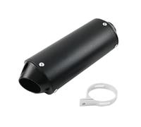 RORVECQ Terminale Di Scarico Per Moto Da 28 Mm 32 Mm E 38 Mm Per Dirt Pit Bike ATV Da Per 110 125 E 150 Cc Accessori Modificati(NERO,32MM)