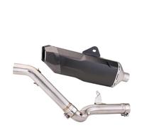 RORVECQ Terminale Di Scarico Per Moto Raccordo Centrale Connettore Slip-on Per B&MW F750 F850 F 750 850 GS ADV F750GS F850GS 2018-2021(Style H)
