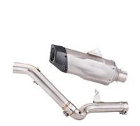 RORVECQ Terminale Di Scarico Per Moto Raccordo Centrale Connettore Slip-on Per B&MW F750 F850 F 750 850 GS ADV F750GS F850GS 2018-2021(Style F)