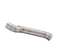 RORVECQ Terminale Di Scarico Slip On Per CFMOTO 800MT 800 Mt CF800-5A 2021-2024 Escape Moto Modify Tubo Di Collegamento Centrale In Lega Di Titanio(Acciaio inossidabile C)