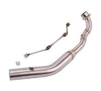 RORVECQ Terminale Di Scarico Slip-On Per KYMCO Per Xciting 400 S400 400i 500 Silenziatore Centrale Anteriore In Acciaio Inox 51 Mm