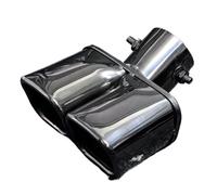 RORVECQ Terminale Scarico Auto Per Suzuki Per Swift Per Vitra Acciaio Inox Decorativo(NERO)