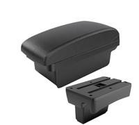 RORVECQ Vanità Bracciolo Scatola Di Immagazzinaggio Dettagli Interni Modificati Per Peugeot 307 I 2001 2002 2003 2004 2005 2006 2007 2008(Linea nera A2 Nessuna USB)